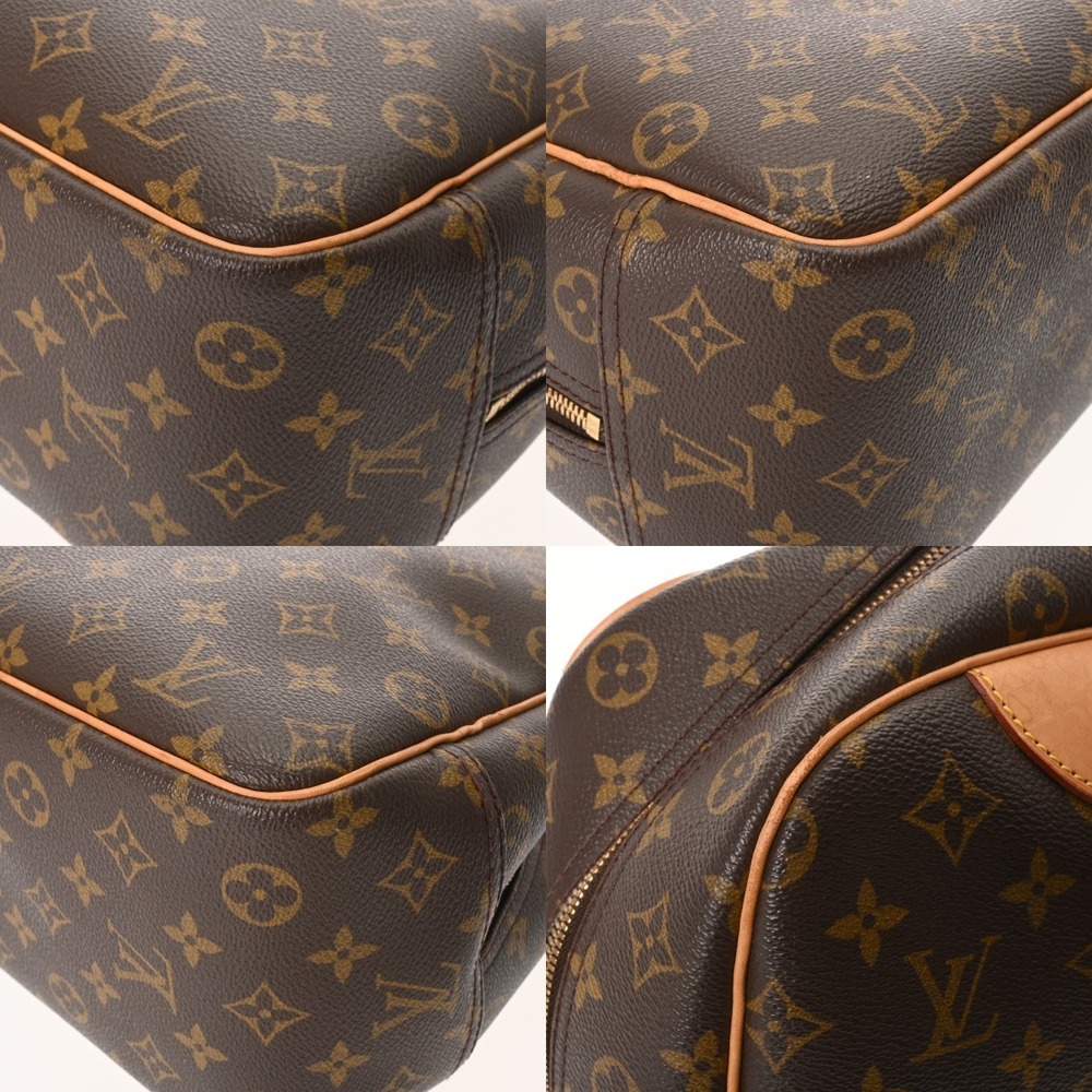 Louis Vuitton Monogram Handbag Deauville Brown Canvas - Picture 6 of 10